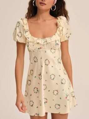 For Love And Lemons Cream Dress